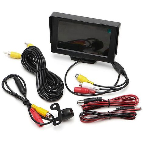 Kit de stationnement 2 en 1 avec écran LCD TFT 4,3" et caméra de recul étanche (1/5)