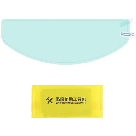 Film de protection transparent imperméable et antibuée pour visière de casque de moto K4 universel (1/5)