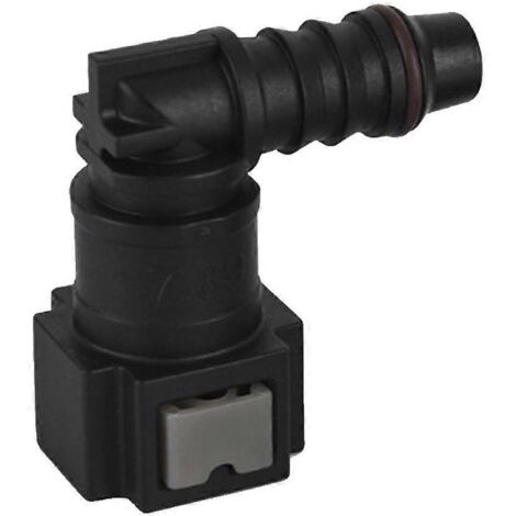 Raccord coudé femelle ID6 7,89 mm pour conduite de carburant, adaptateur d'extrémité de tuyau à 90° (1/5)