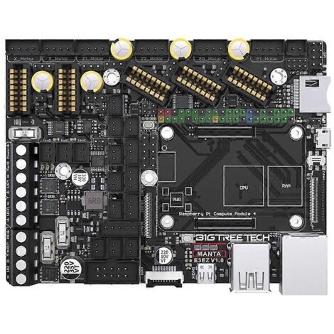 Carte mère BIGTREETECH Manta E3EZ V1.0 pour imprimante 3D (contrôle silencieux 32 bits) (1/5)