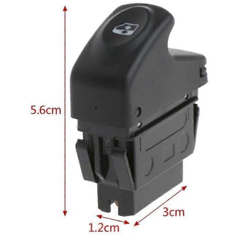 Commande électrique principale de lève-vitre pour Renault Clio II, Megane I et Kangoo (1/5)