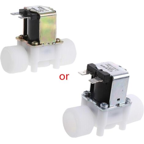 Électrovanne 3/4" pour 24 V CC PP N/C pour vanne de dérivation de commande d'eau (1/5)