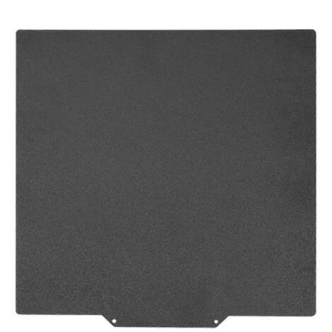 Plateau chauffant en tôle d'acier PEI avec base magnétique 235 x 235 mm (1/5)