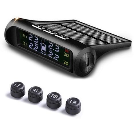Système de surveillance de la pression des pneus (TPMS) à énergie solaire, capteur externe universel (1/5)