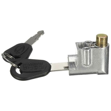 Boîtier de batterie 28 mm pour moto, vélo électrique et scooter, avec 2 clés et verrouillable (1/5)
