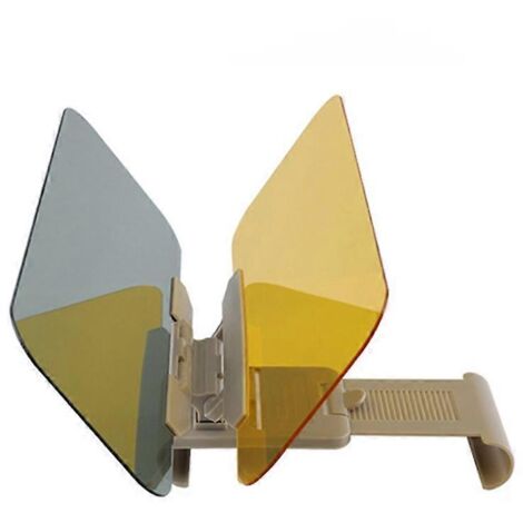 Pare-soleil de conduite jour/nuit avec rétroviseur, protection solaire anti-éblouissement et orientable (1/5)