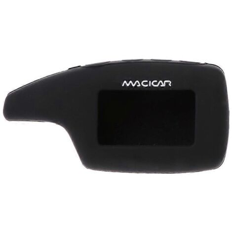 Étui en silicone pour télécommande d'alarme de voiture bidirectionnelle Scher-khan Magicar 5 avec écran LCD (1/5)
