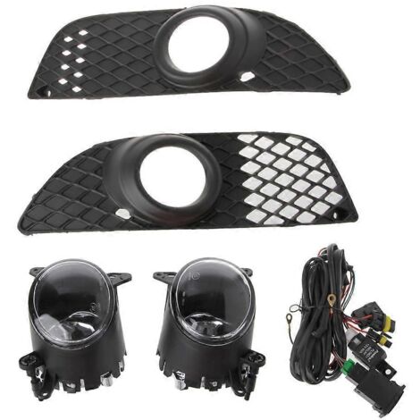 Grille de pare-chocs avant antibrouillard + interrupteur de câblage pour Mitsubishi Lancer (1/5)