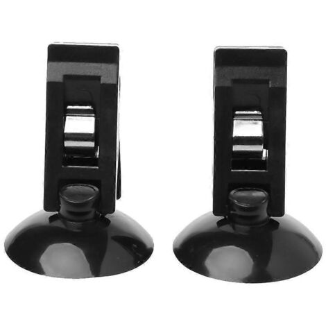 1 paire de porte-tickets de stationnement universels pour pare-brise de voiture avec clip de fixation. (1/5)