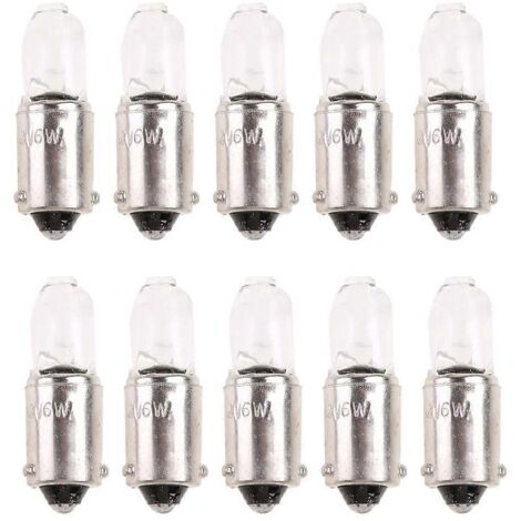 Lot de 10 ampoules LED résistantes à l'usure pour phares de voiture H6W 434 BAX9S 12V 6W (1/5)