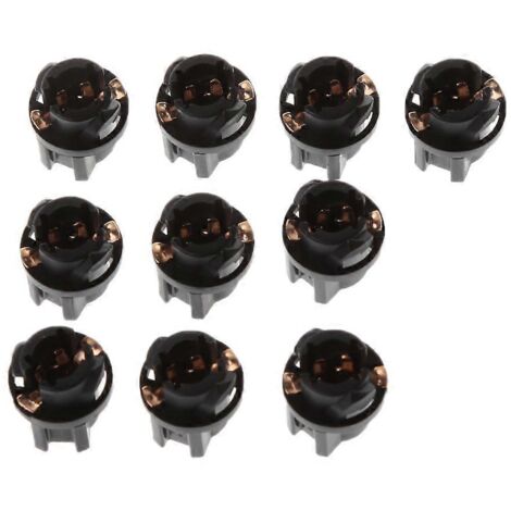 Lot de 10 ampoules T5 à culot à baïonnette pour tableau de bord, bloc d'instruments et éclairage automobile. (1/5)