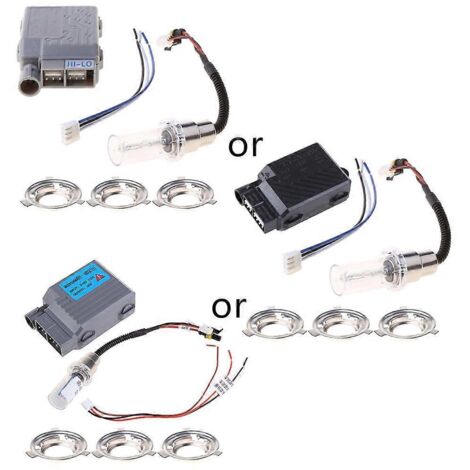 1 Phare xénon pour moto, compatible avec les kits HID, ampoule H6 6000K (1/5)