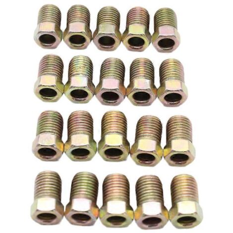 Adaptateur pour raccords de moto, écrous de tube à évasement inversé 3/8-24, adaptateur de conduite de frein (1/5)