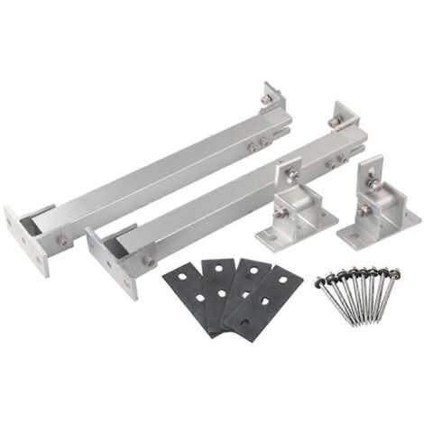 Supports réglables pour panneaux solaires sur surfaces planes, toits de camping-cars, bateaux, systèmes autonomes (1/5)