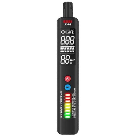 Détecteur de fuites de méthane, butane, gaz combustibles et gaz naturels - Alarme à réponse rapide (1/5)
