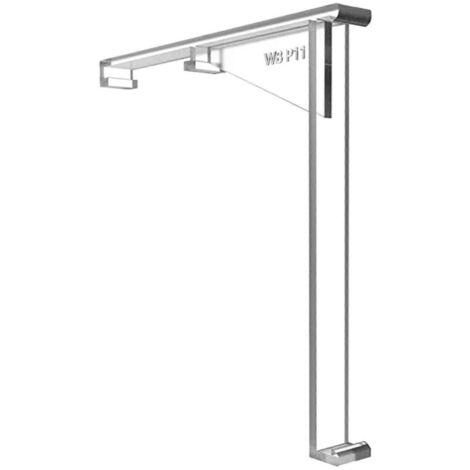 Lot de 10 stores verticaux de 8,8 cm (3,46 pouces) avec cache-œillet en plastique transparent à angle droit. (1/5)