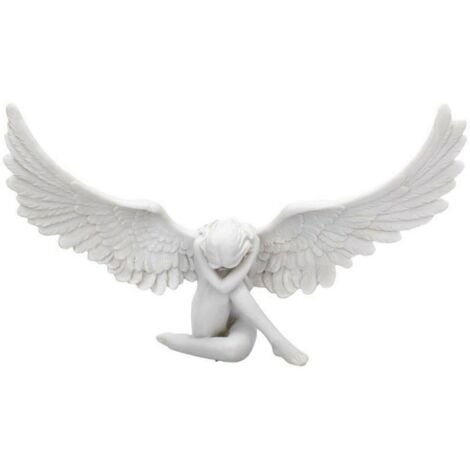 Statue d'ange en pleurs pour jardin, statue d'ange déesse, ornements en résine, ailes d'ange, figurines miniatures, décoration intérieure (1/5)