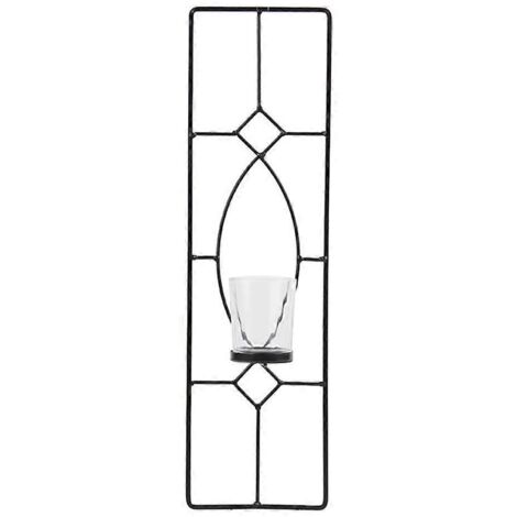 Applique murale, porte-bougies en métal, porte-bougies chauffe-plat, décoration murale pour salon, salle de bain, salle à manger (1/5)