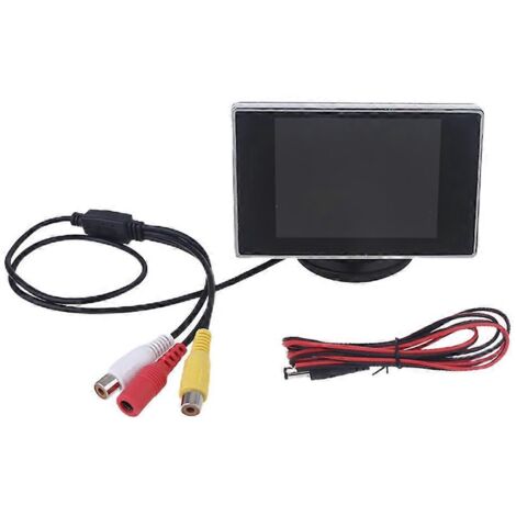 Écran couleur LCD TFT 3,5" pour lecteur DVD/VCD avec caméra de recul de voiture (1/5)