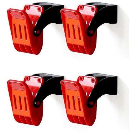 Lot de 4 clips pratiques pour tapis de sol de voiture, fixation murale en plastique pour repose-pieds de voiture (1/5)