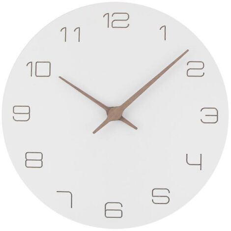 Horloge murale silencieuse (sans tic-tac) pour la maison, le salon, la chambre ou l'école (1/5)