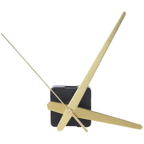 Pièces de rechange pour horloge murale à quartz, y compris le mécanisme à piles et les aiguilles. Fonctionne avec des piles. (1/5)