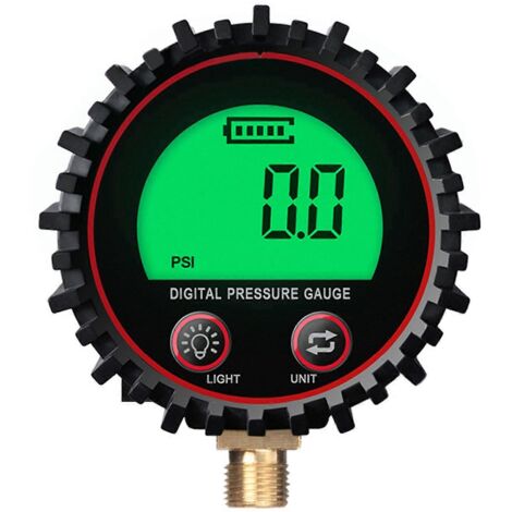 Manomètre numérique robuste pour pneus, résolution de 0,1, ouverture automatique (1/5)