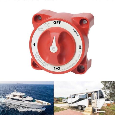Interrupteur de coupure rapide pour bornes de batterie de yacht marin (1/5)