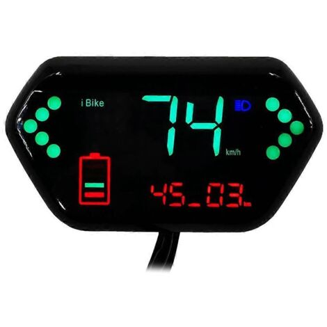 Kit de contrôleur étanche pour vélo/scooter électrique avec panneau d'affichage LED 36V/72V (1/5)