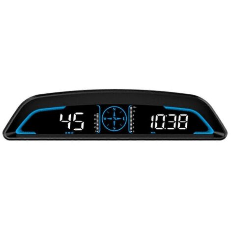 Affichage tête haute (HUD) pour voiture, projecteur d'avertissement de survitesse GPS, alarme de tension électronique (1/5)