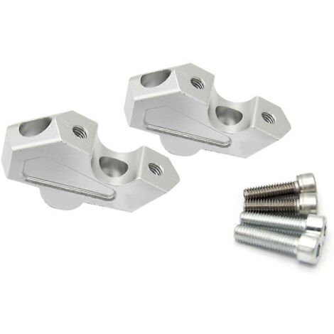 paire de rehausseurs de guidon universels en alliage d'aluminium pour moto, fixation par pince (1/5)