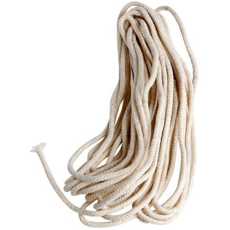 Mèches de bougies en coton de 10 m (33 pi) pour la fabrication de bougies : faciles à couper et plus durables. (1/5)