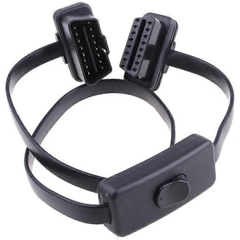Câble d'extension OBD2 16 broches mâle vers femelle pour diagnostic automobile, adaptateur (1/5)