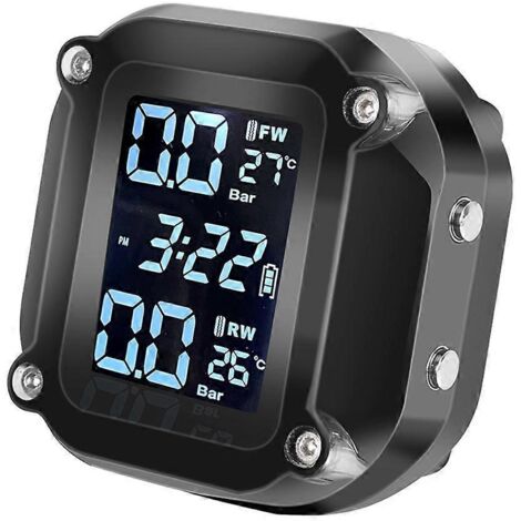 Système de surveillance de la pression des pneus pour moto, capteur de pression des pneus étanche (1/5)