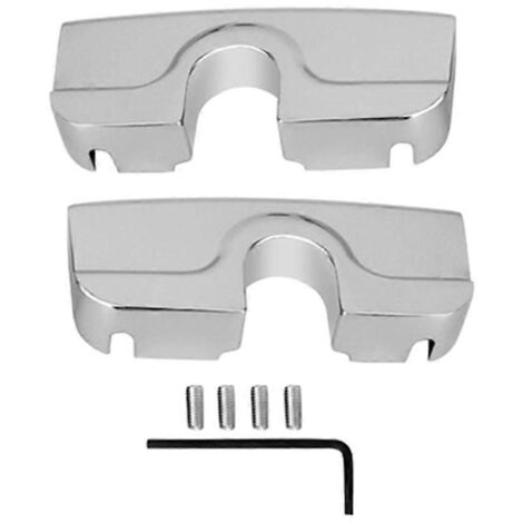 Cache-boulons de bougie chromés pour Softail-Touring Twin Cam 1999-2017 (1/5)