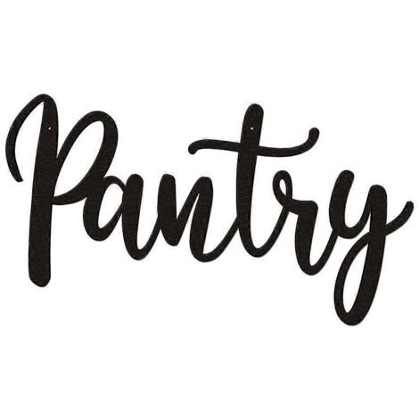 Panneau décoratif mural en métal « Garde-manger » pour la maison, la cuisine, le restaurant, le café ou le magasin. (1/5)