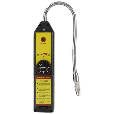 Détecteur de fuites de gaz halogène pour le diagnostic des fluides frigorigènes - Sensibilité réglable sur 7 niveaux (1/5)