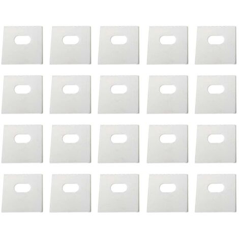 Kit de réparation pour rideaux verticaux (20 pièces) : ruban adhésif transparent. (1/5)