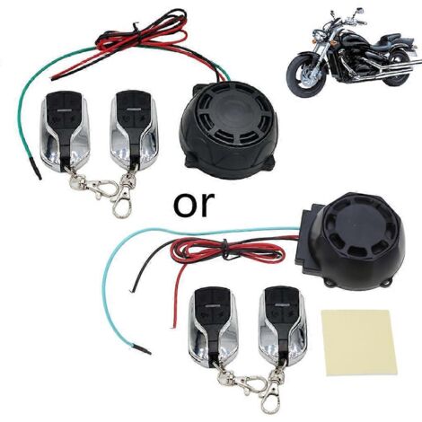 Système d'alarme antivol polyvalent pour motos et scooters (1/5)