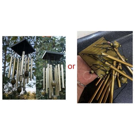 Carillon à vent géant pour papillons, extérieur, tonalité profonde, son doux (1/5)