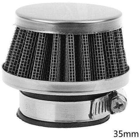 Filtre à air moto 35 mm compatible avec quads, scooters, pit bikes et karts 50cc et 110cc (1/5)