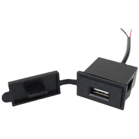 Chargeur allume-cigare USB unique, adaptateur secteur étanche pour moto et camping-car. (1/5)