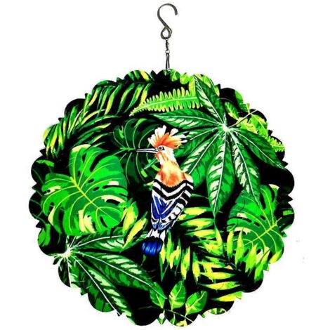 Répulsif à oiseaux suspendu pour jardin, feuilles décoratives en forme de perroquet, dispositif dissuasif pour éloigner les oiseaux, outil de protection des plantes (1/5)