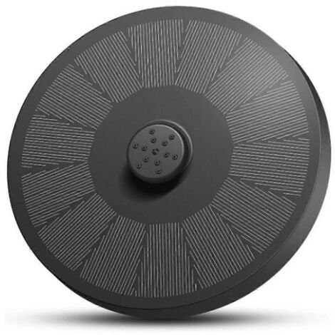 Fontaine solaire flottante 4 en 1 avec embouts pour bain d'oiseaux et outil d'arrosage de jardin (1/4)