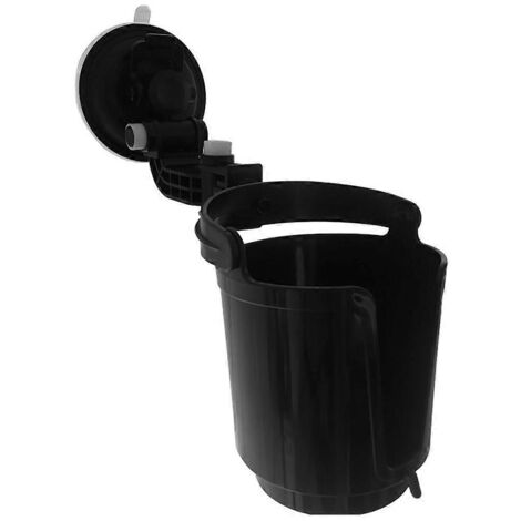 Support universel pour voiture (gobelet, bouteille, tasse) avec ventouse, en ABS noir, diamètre 85 mm (1/5)