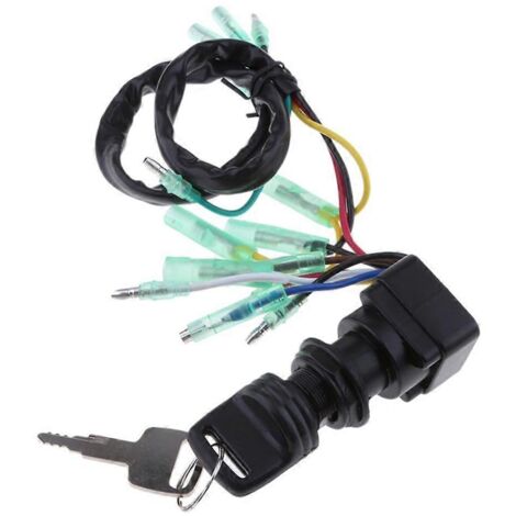 Clé de contact pour interrupteur de commande à distance de moteur hors-bord 703-82510-43-00 (1/5)