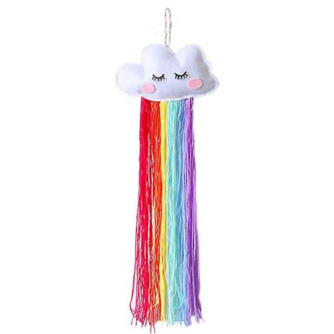 Organisateur de rangement pour pinces à cheveux nuage, porte-barrettes à cheveux, décoration murale suspendue pour chambre de bébé fille, accessoires pour cheveux (1/5)