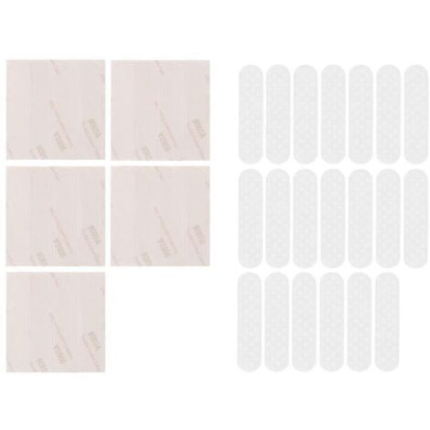 Lot de 20 bandes adhésives antidérapantes transparentes pour cintres et accessoires de penderie (1/5)