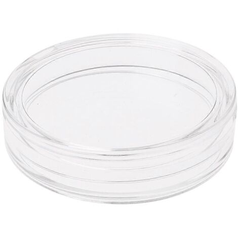 Boîte de rangement ronde en acrylique pour pièces de monnaie et porte-badges/broches de compétition (1/5)