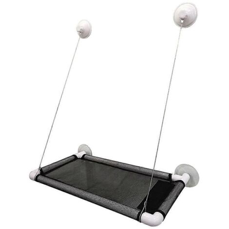 Lits suspendus mignons pour animaux de compagnie, supports pour chats, hamacs pour chats près des fenêtres ensoleillées (1/5)